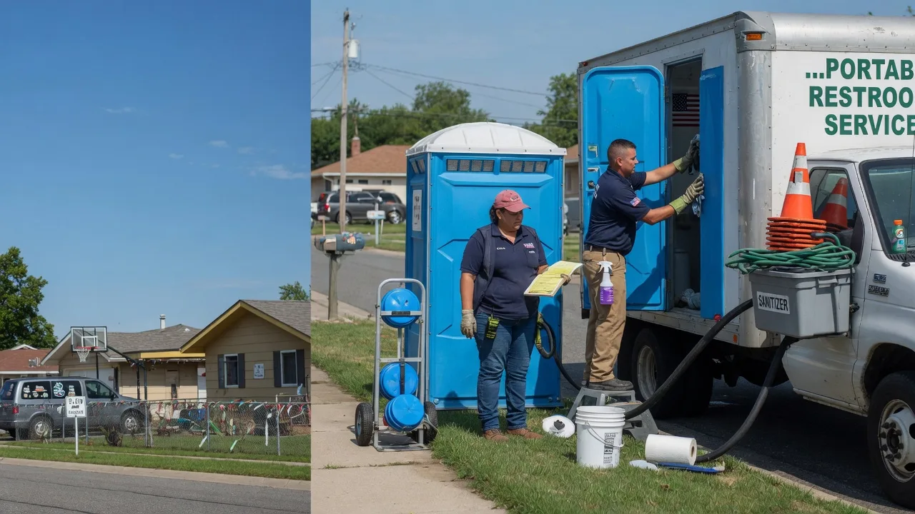 Portable Toilet Rental in De Witt, IA near me
